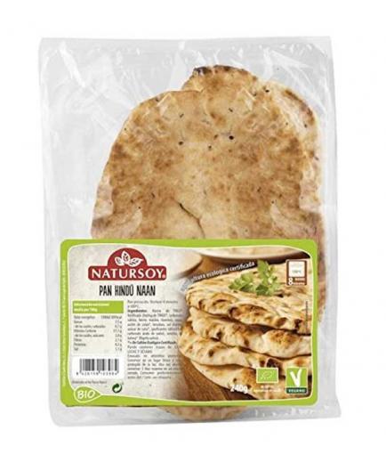 Natursoy - Pan hindú Naan ecológico 250g