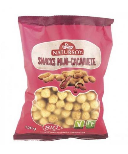 Natursoy - Snacks de mijo y cacahuete Bio