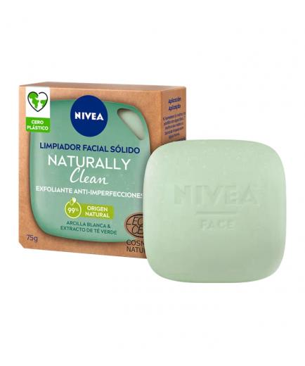 Nivea - Exfoliante facial sólido Naturally Clean - Anti-imperfecciones