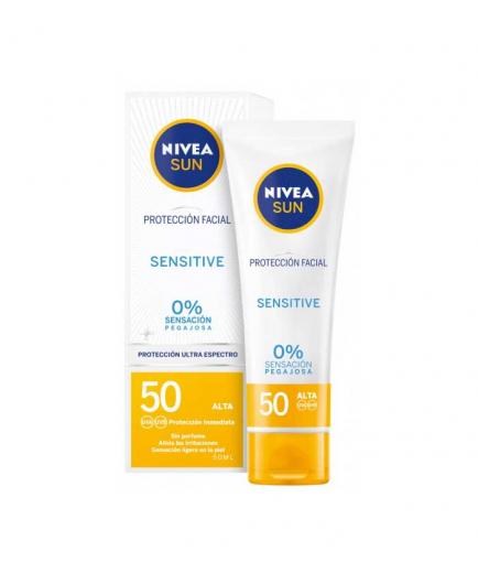 Nivea Sun - Protección facial Sensitive - SPF50: Alta 50ml