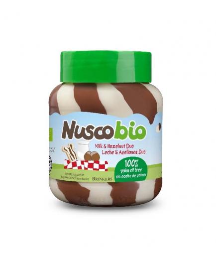 Nuscobio - Crema de leche y cacao con avellanas dúo Bio 400g