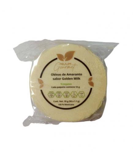 Nuum - Vegan amaranth wafers - Golden milk