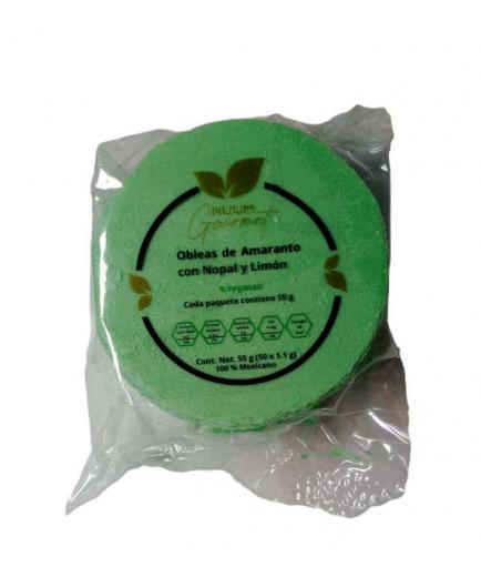Nuum - Vegan amaranth wafers - Nopal y limón