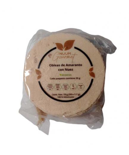 Nuum - Vegan Amaranth Wafers - Walnut