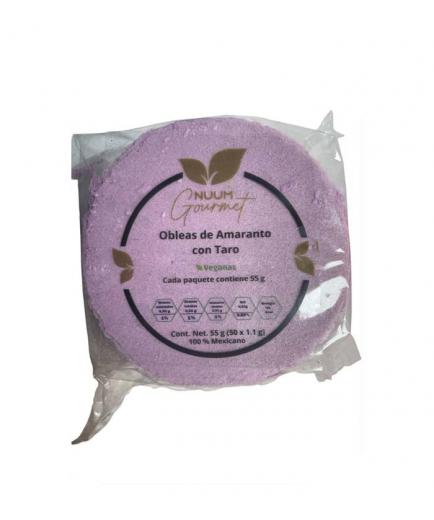Nuum - Vegan amaranth wafers - Taro