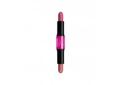 Nyx Professional Makeup - Cream Blush Wonder Stick - WSB01: Light Peach + Baby Pink