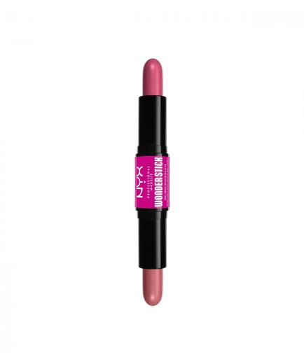 Nyx Professional Makeup - Colorete en crema Wonder Stick - WSB01: Light Peach + Baby Pink