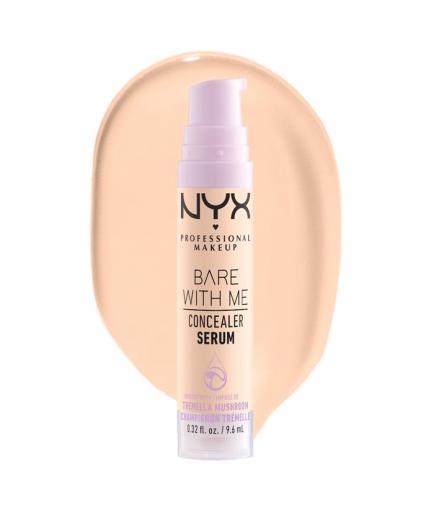 Nyx Professional Makeup - Corrector líquido Concealer Serum Bare With Me - 01: Fair