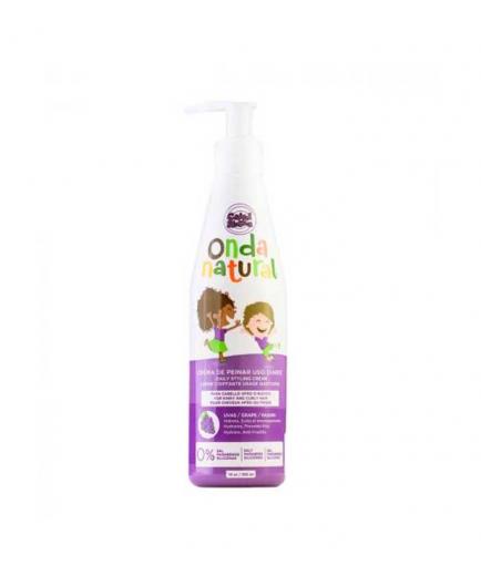 Onda Natural - Crema de peinado uso diario para niños - Cabello rizado