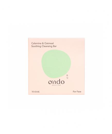 Ondo Beauty 36.5 - Limpiador facial sólido syndet 70g - Calamina y avena