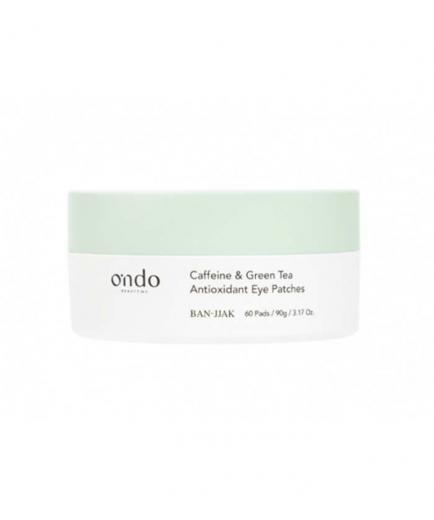 Ondo Beauty 36.5 - Parches de hidrogel para el contorno de ojos con cafeína y té verde