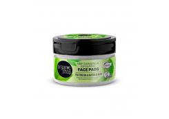 Organic Shop - Discos faciales exfoliantes de limpieza profunda - Aceite de árbol de té y ácido glicólico