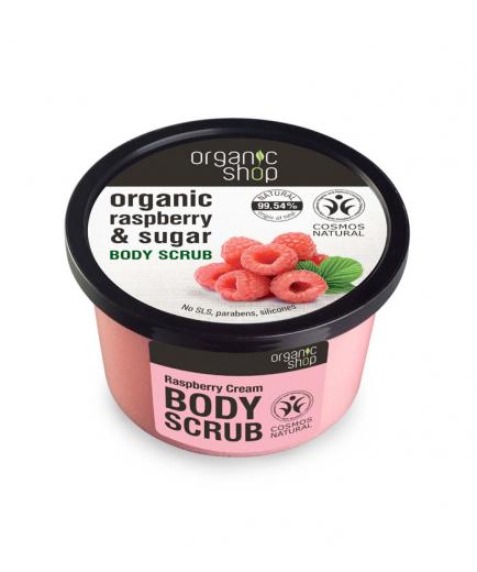 Organic Shop - Body scrub - Organic Raspberry and Sugar