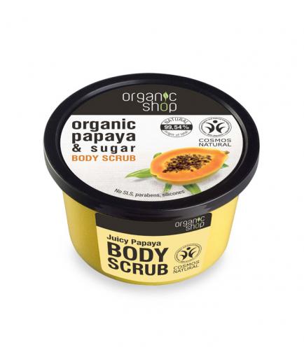 Organic Shop - Body scrub - Organic papaya and sugar