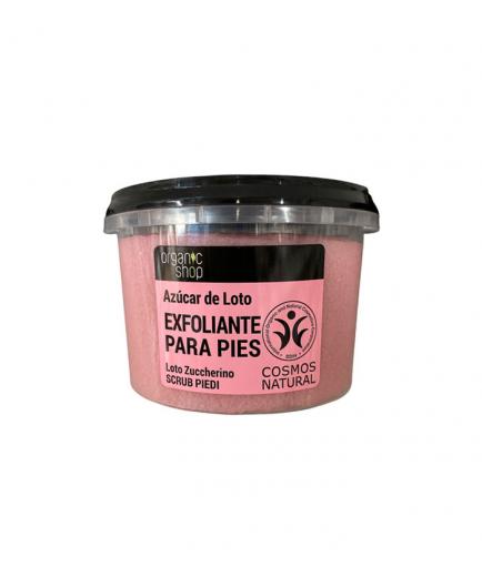 Organic Shop - Foot scrub - Organic lotus flower and sugar