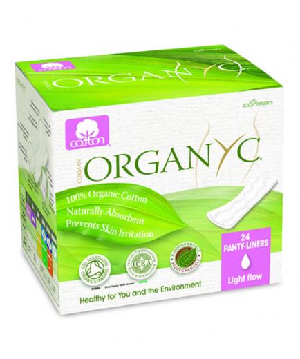 Organyc - Panty Liners individually wrapped 24ud 100% Organic Cotton - Light