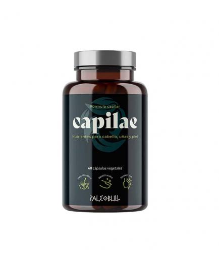 Paleobull - Capilae hair formula - Nutrients for hair, nails and skin - 60 vegetable capsules