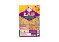 Patak's - Pan hindú Naan vegano con semillas 240g