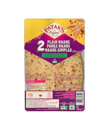 Patak's - Pan hindú Naan vegano con semillas 240g