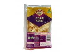 Patak's - Pan hindú Naan vegano simple 220g