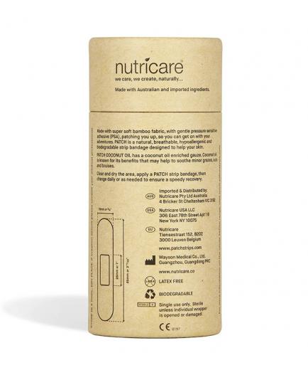 PATCH - Biodegradable Organic Bamboo Strips - Coconut oil