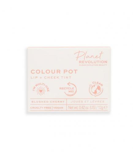 Planet Revolution - Tinte para labios y mejillas The Colour Pot - Blushed Cherry