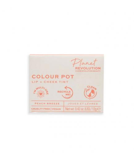 Planet Revolution - The Colour Pot Lip and cheek stain - Peach Breeze