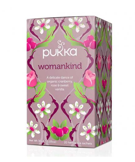 Pukka - Infusión de arándano, rosa y vainilla Womankind - 20 bolsitas