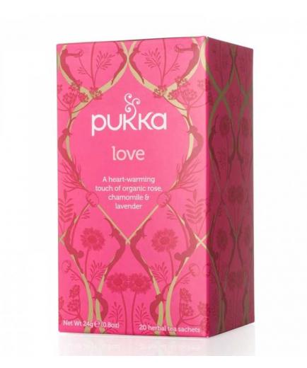 Pukka - Infusión de rosa, manzanilla y lavanda Love - 20 bolsitas