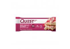 Quest - Barrita proteica sin gluten 60g - Chocolate blanco y frambuesa