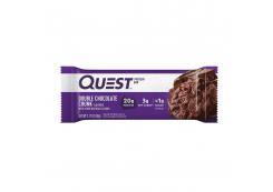 Quest - Barrita proteica sin gluten 60g - Chocolate doble con trocitos