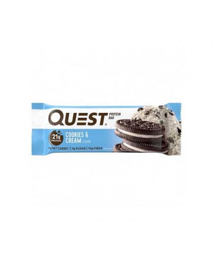 Quest - Barrita proteica sin gluten 60g - Cookies y crema