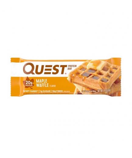 Quest - Gluten-free protein bar 60g - Waffle with maple syrup