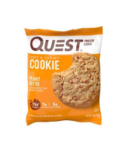 Quest - Galleta proteica Cookie 58g - Crema de cacahuete