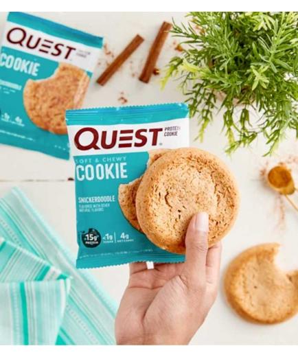 Quest - Galleta proteica Cookie 58g - Snickerdoodle