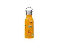 Qwetch - Kids Stainless Steel Isothermal Bottle 350ml - Honolulu yellow