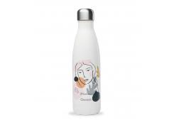Qwetch - *Collection Woman* - Stainless Steel Isothermal Bottle 500ml - Pink October