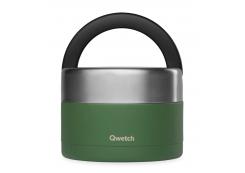Qwetch - Isothermal Stainless Steel Lunchbox 850ml - Granite Khaki