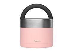 Qwetch - Fiambrera Isotérmica Acero Inoxidable Lunchbox 850ml - Rosa Pastel