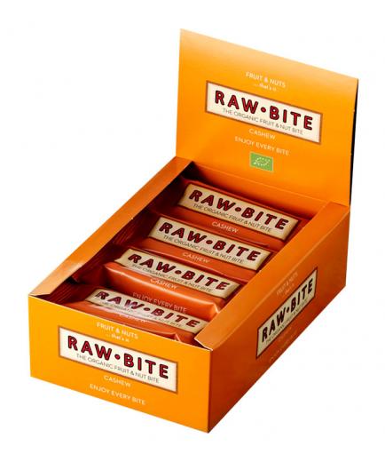 RAWBITE - Caja de 12 barritas energéticas naturales - Anacardos