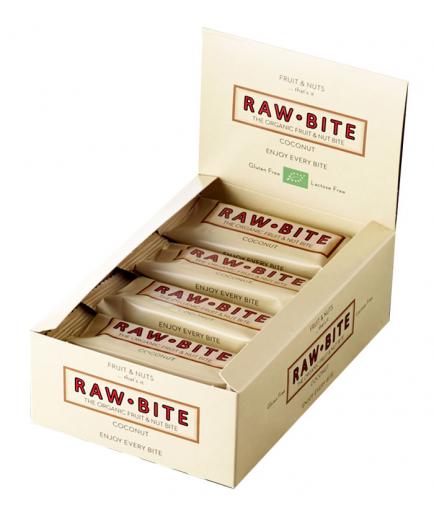 RAWBITE –  Box of 12 natural energy bars – Coconut