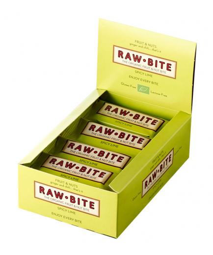 RAWBITE –  Box of 12 natural energy bars – Spicy Lime