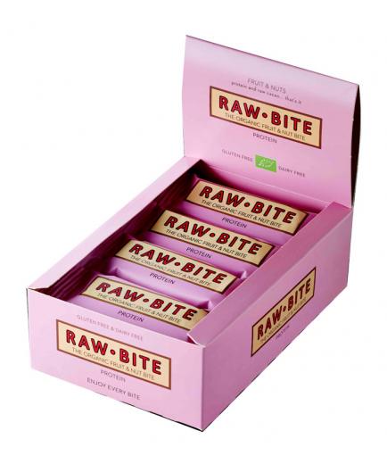 RAWBITE –  Box of 12 natural energy bars – Proteins