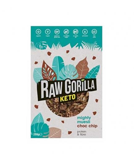 Raw Gorilla - Muesli ecológico keto con chocolate 250g