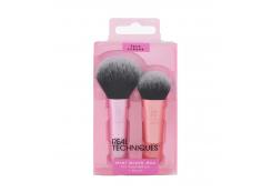 Real Techniques - Mini Foundation & Blush Brush Duo - 407 + 200
