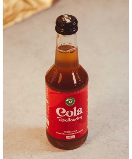 Realfooding - Kombucha bebida fermentada ecológica - Cola