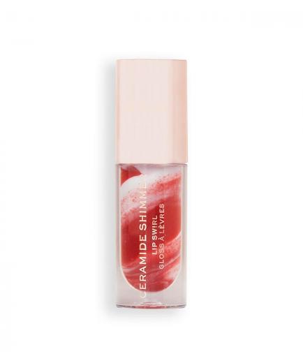 Revolution - Brillo de labios Ceramide Shimmer Lip Swirl - Out out red