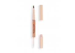 Revolution - Eyebrow pencil Fluffy Brow Filter Duo - Medium Brown