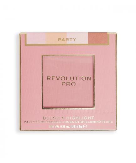 Revolution Pro - *Iconic* - Paleta de coloretes e iluminadores Party
