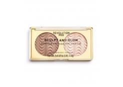 Revolution Pro - Sculpt and Glow Highlight & Contour Palette - Desert Sky